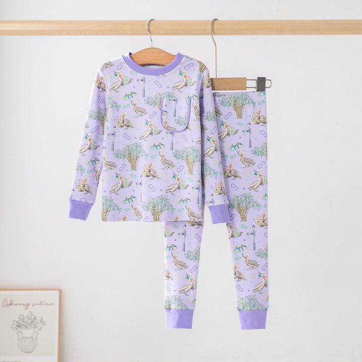 Nola Tawk Feathers & Floats Organic Cotton Kids Pajamas - Little Miss Muffin Children & Home