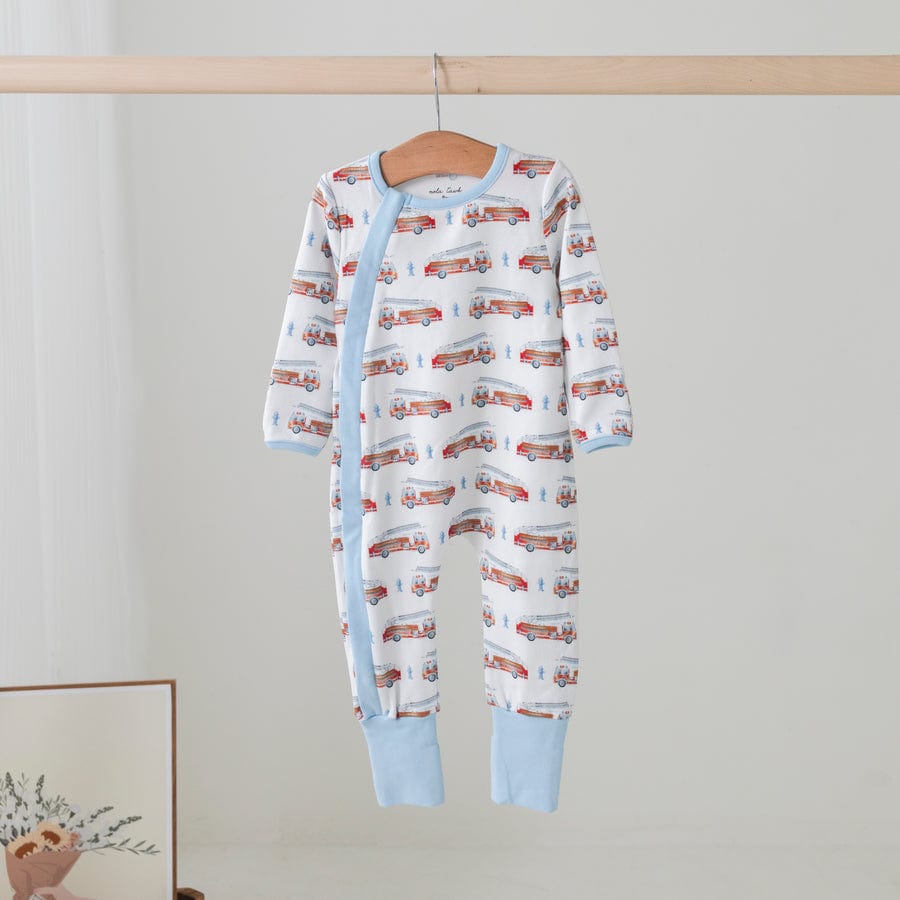 Nola Tawk Nola Tawk Heroes on Wheels Cotton Pajamas - Little Miss Muffin Children & Home
