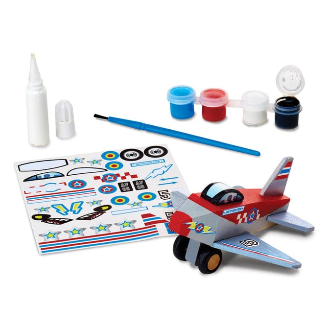Melissa & Doug Melissa & Doug Decorate-Your-Own Wooden Plane Craft Kit - Little Miss Muffin Children & Home