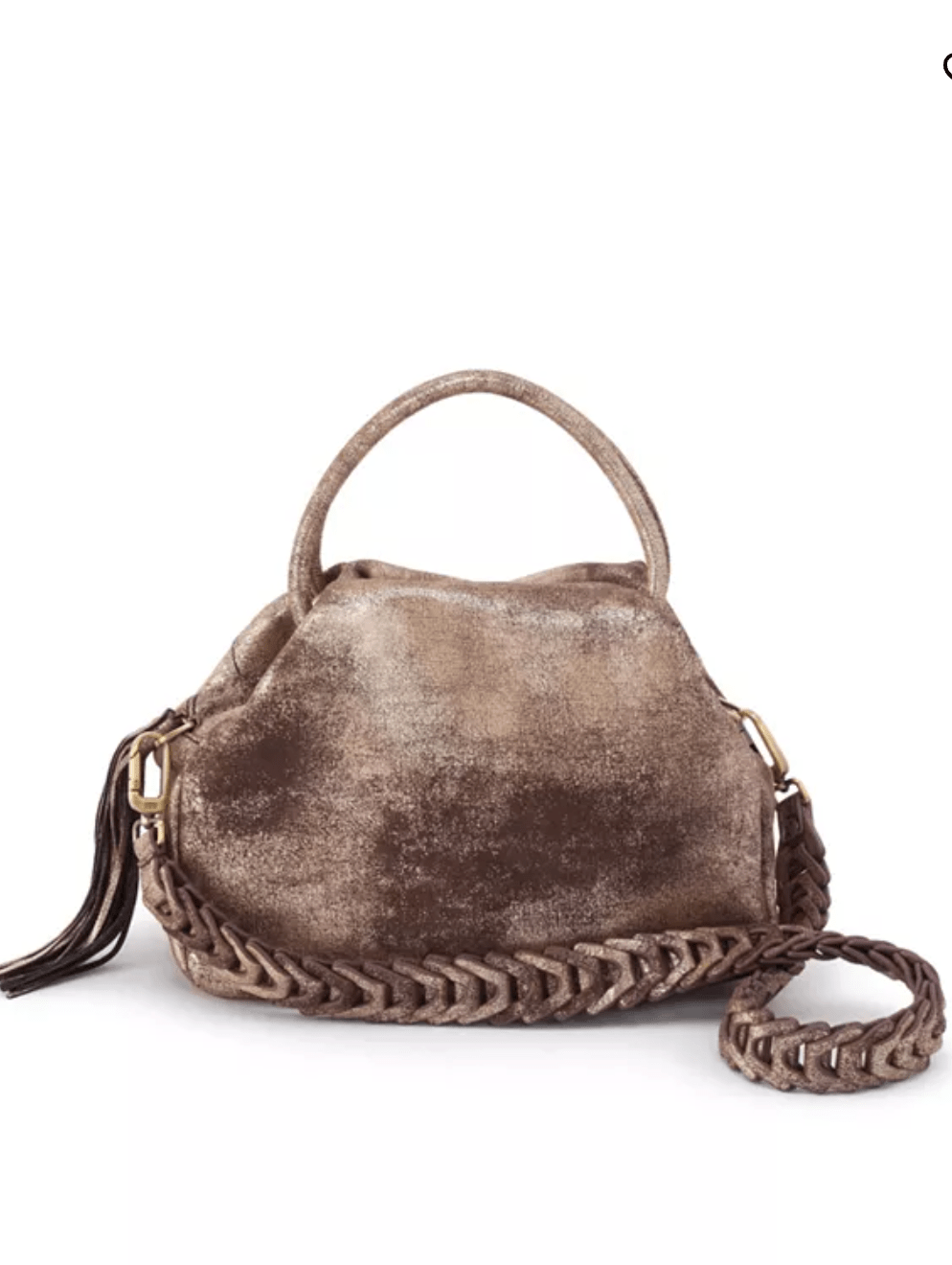 Darling Small Satchel Cocoa Platinum