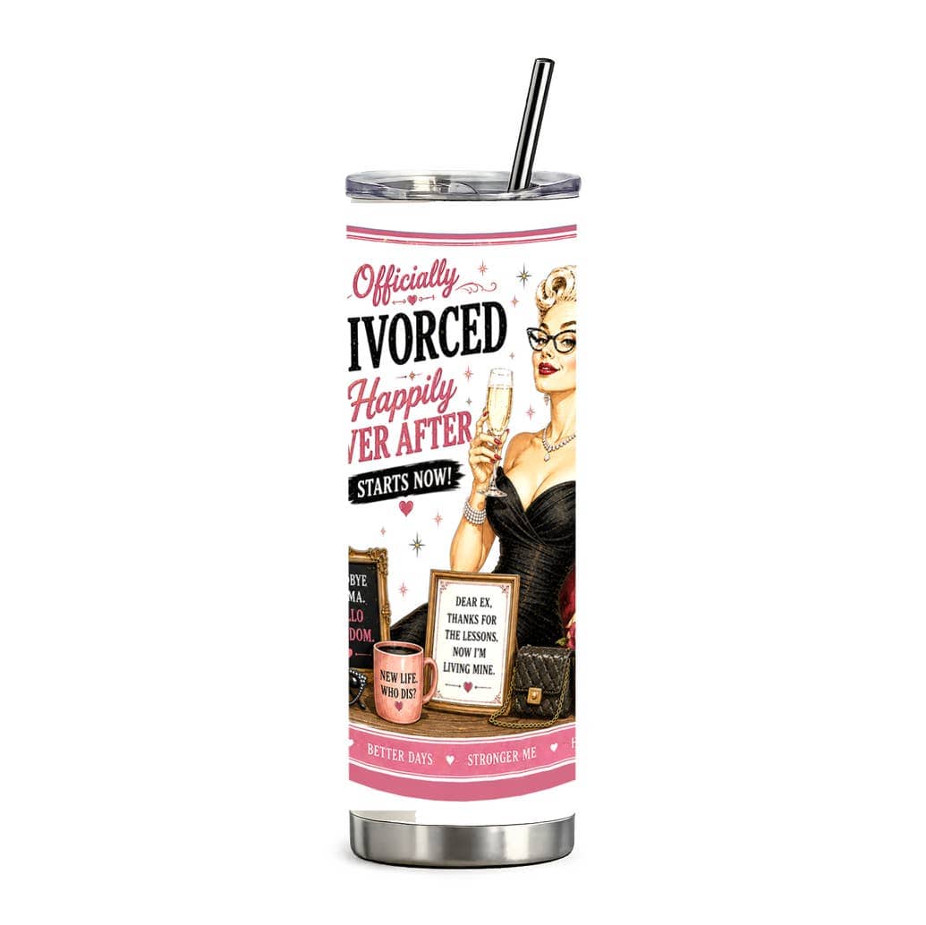 Divorced 20oz Straight Tumbler