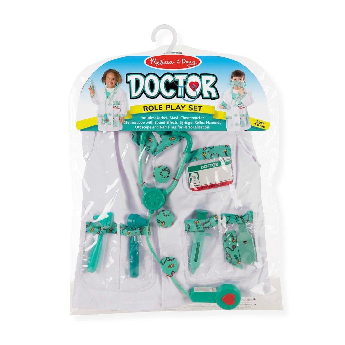 Doctor role play costume set for kids