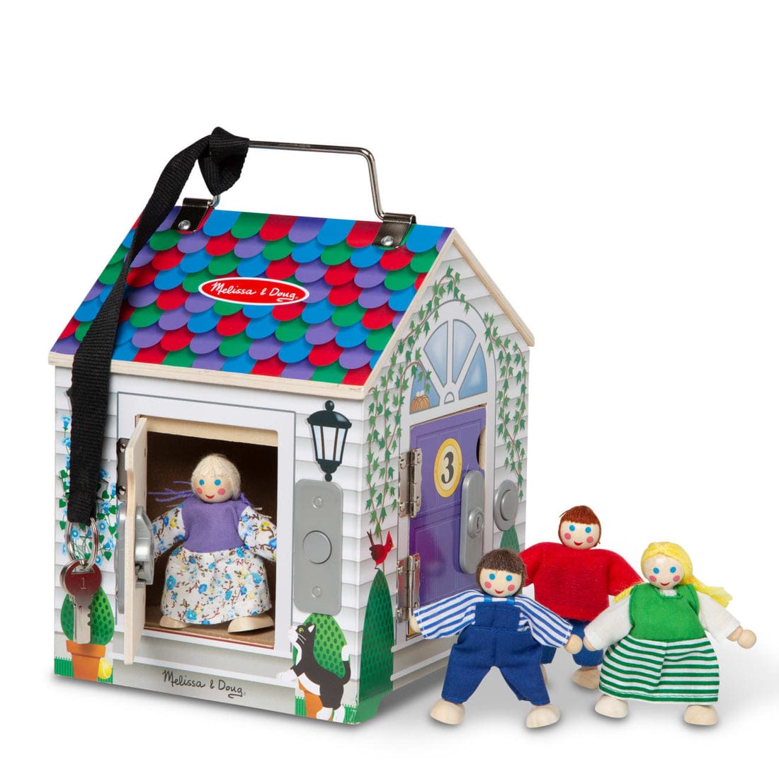 Melissa & Doug Melissa & Doug Wooden Doorbell House - Little Miss Muffin Children & Home