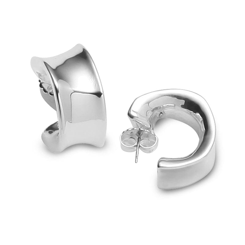 Simon Sebbag Designs Simon Sebbag Designs Concave Half Hoop Earrings - Little Miss Muffin Children & Home