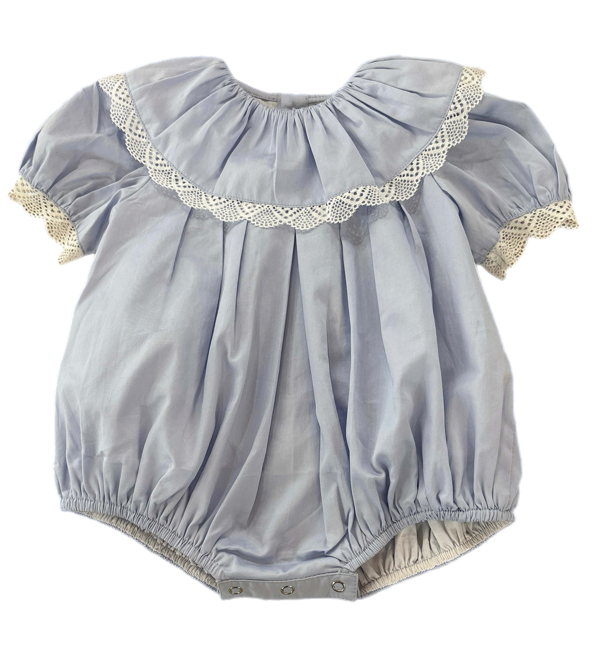 Lulu Bebe Lexi Lace Bubble with Ruffled Collar - Little Miss Muffin Children & Home