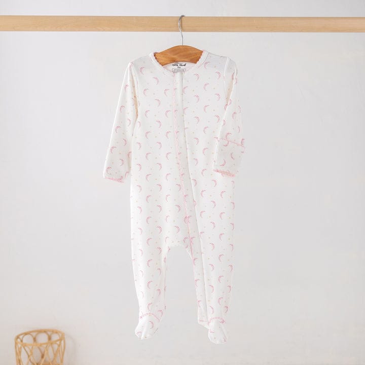 Nola Tawk Baby Basics: Little Pink Moons Organic Cotton Pajama - Little Miss Muffin Children & Home