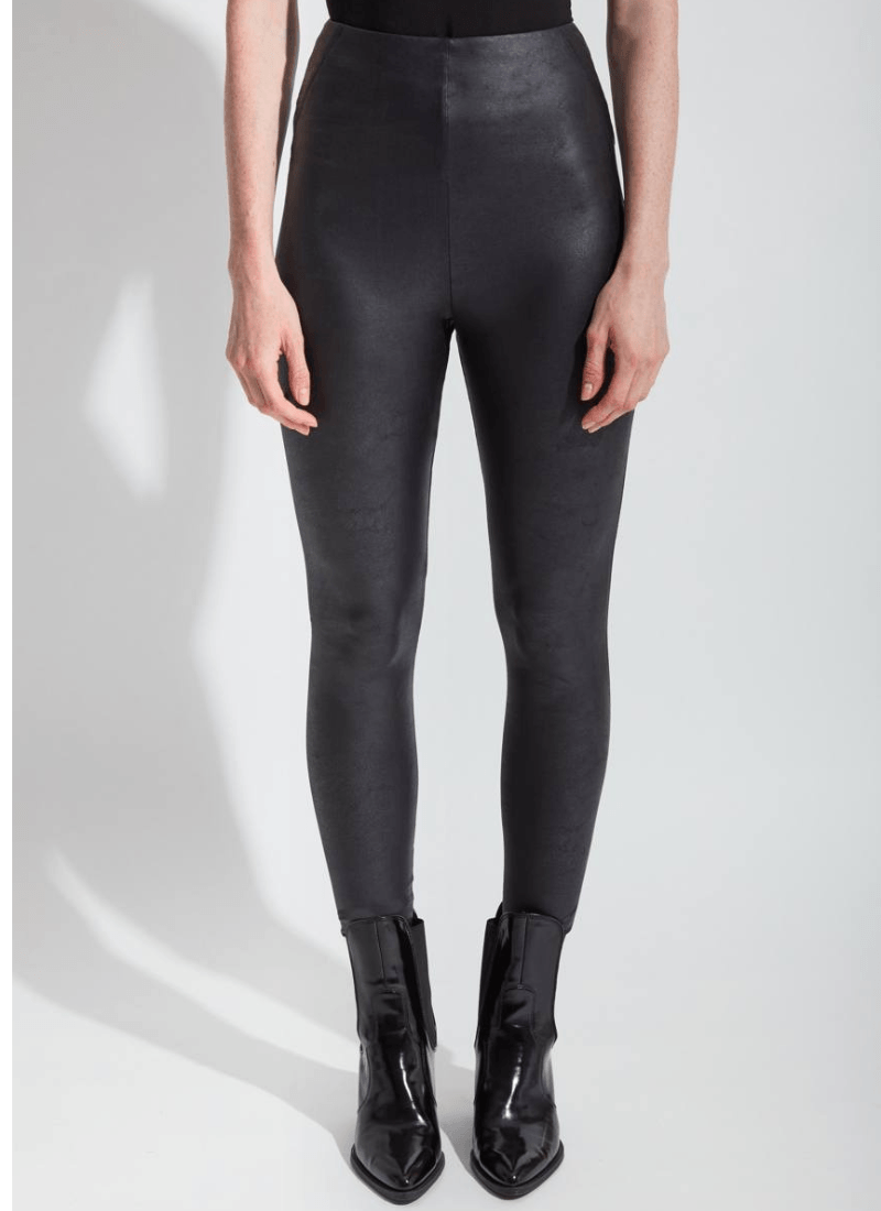 Matilda Foil Leggings in Black by Lysse