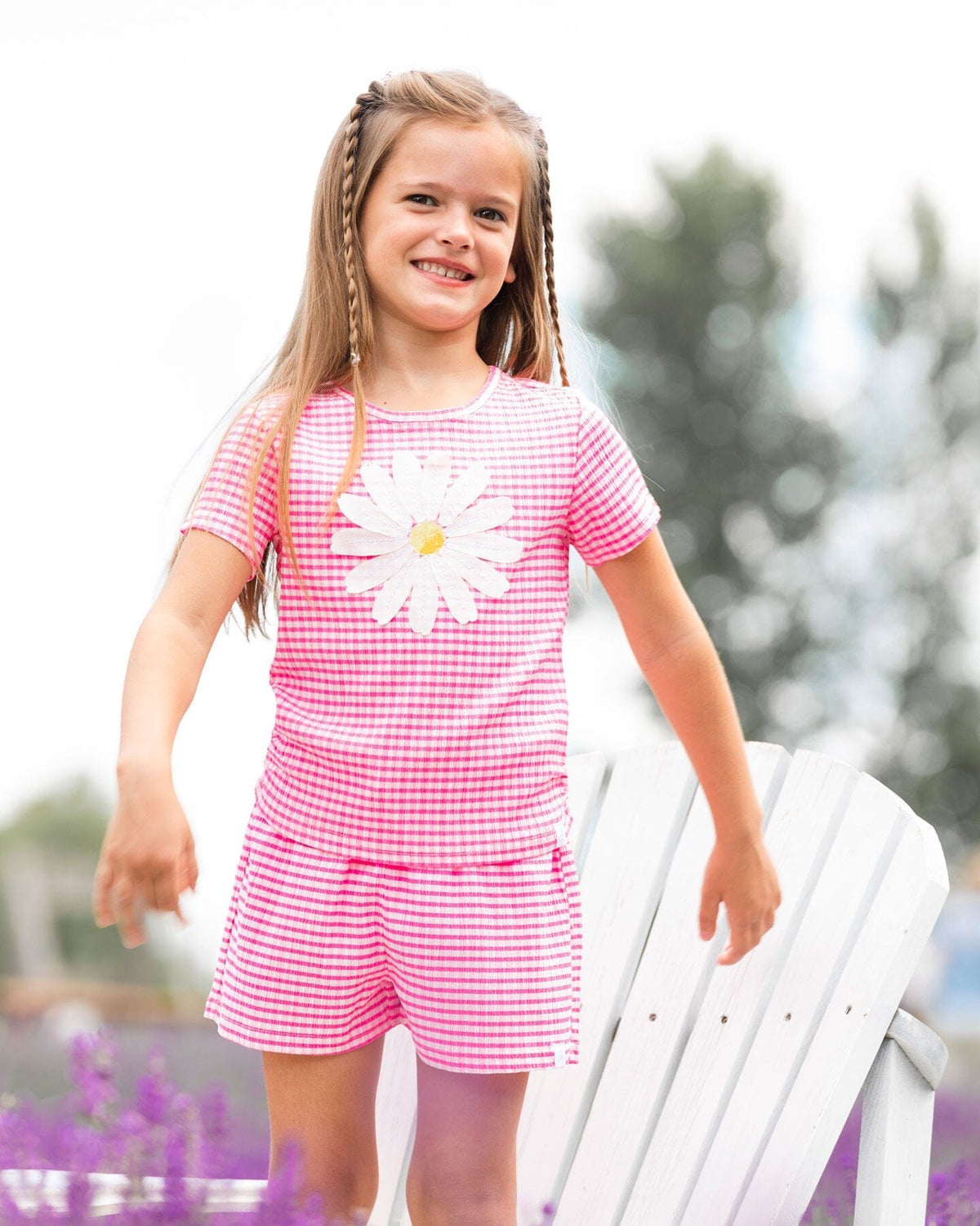 Deux Par Deux Deux Par Deux Crinkle Jersey Short - Little Miss Muffin Children & Home