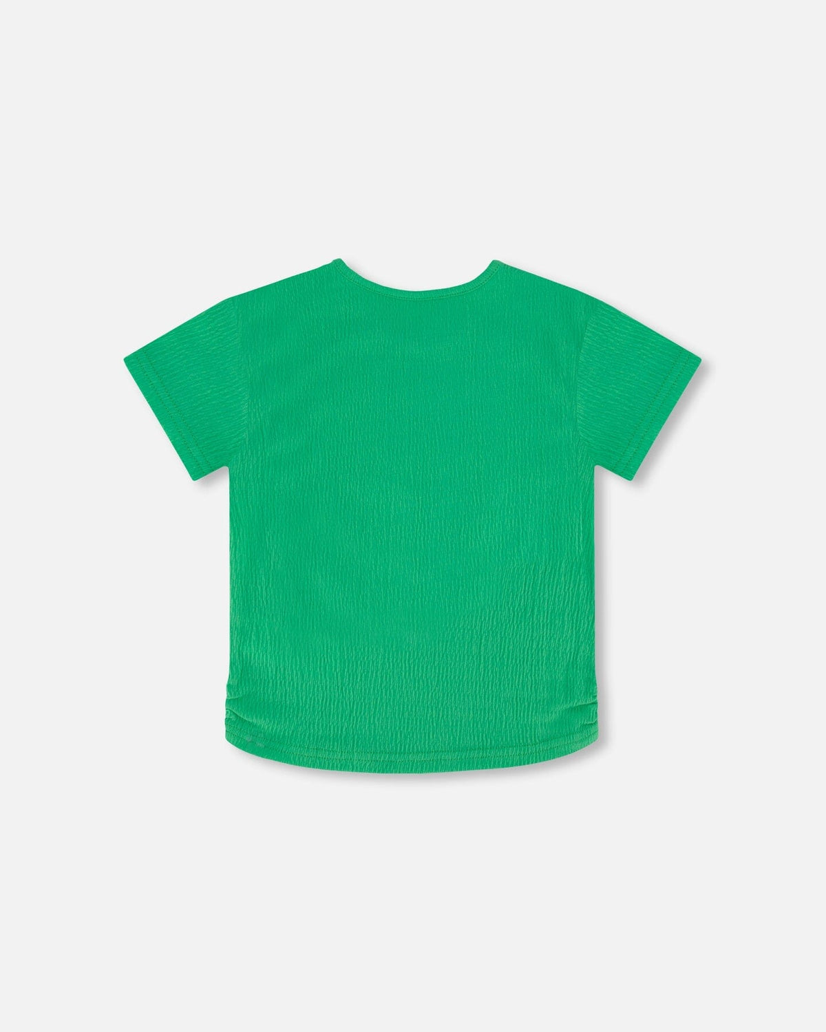 Deux Par Deux Deux Par Deux Crinkle Jersey Top With Applique - Little Miss Muffin Children & Home