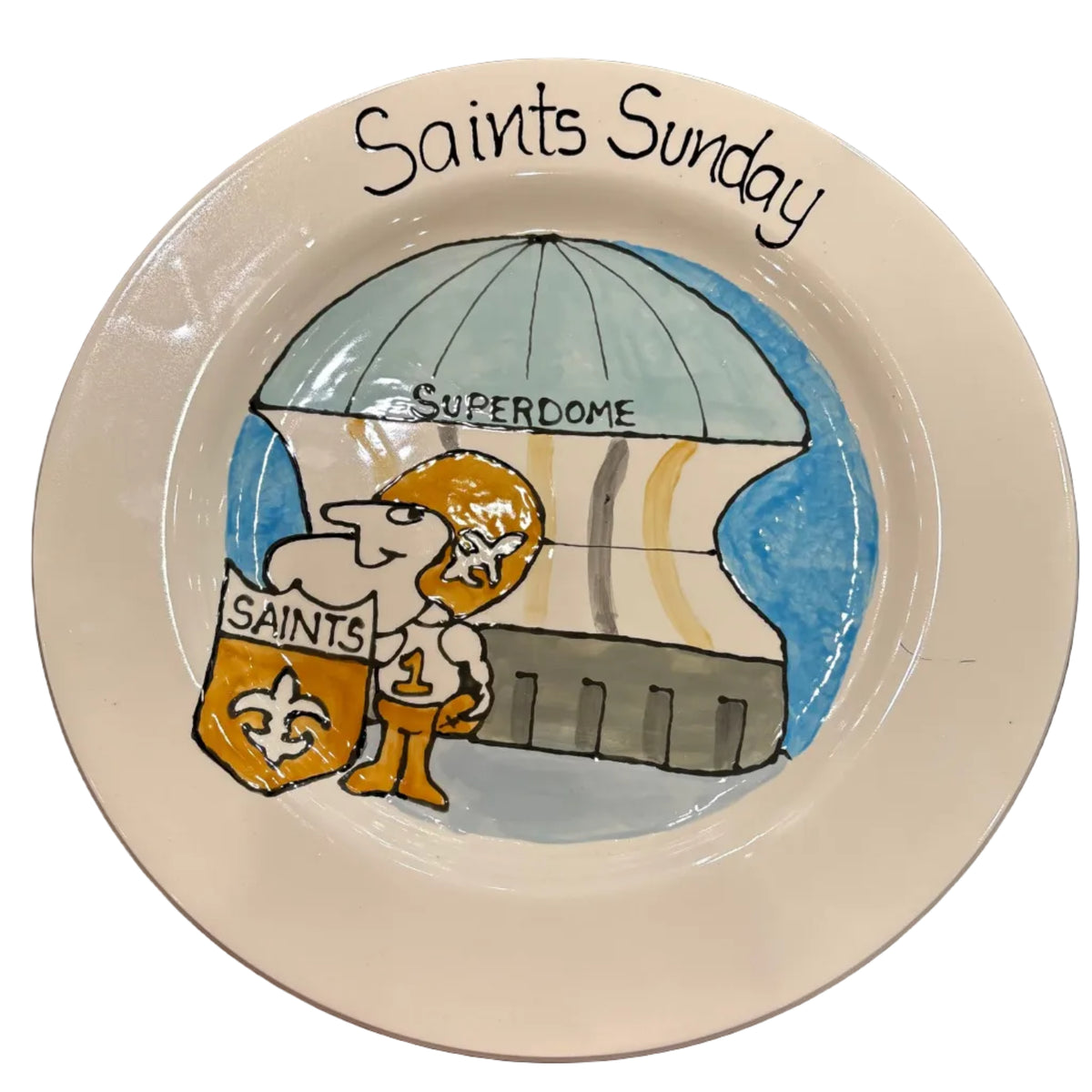 Jan Salzer Art Saints Plate - Little Miss Muffin Children & Home