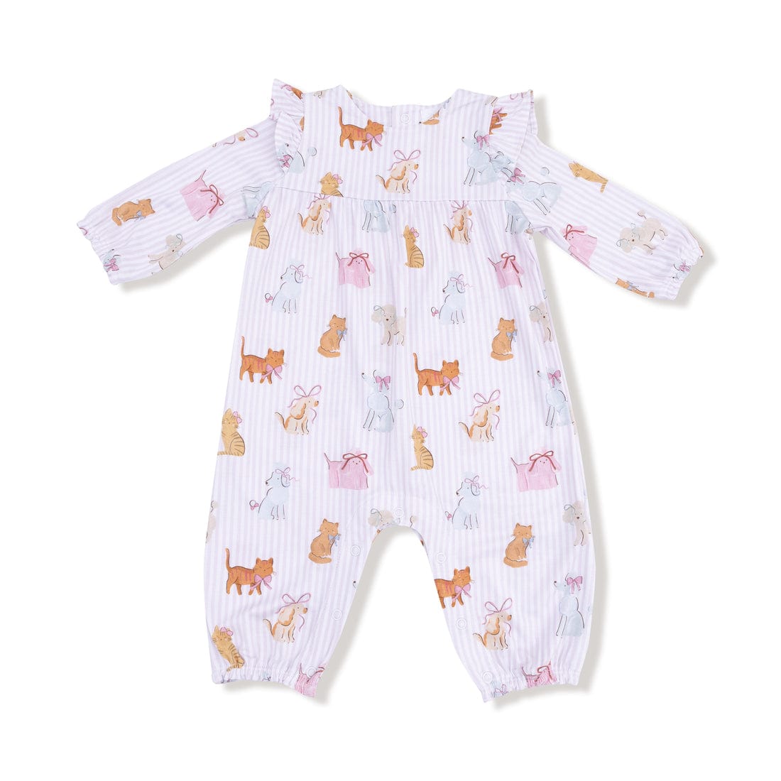 Fancy Pets Ruffle Sleeve Romper