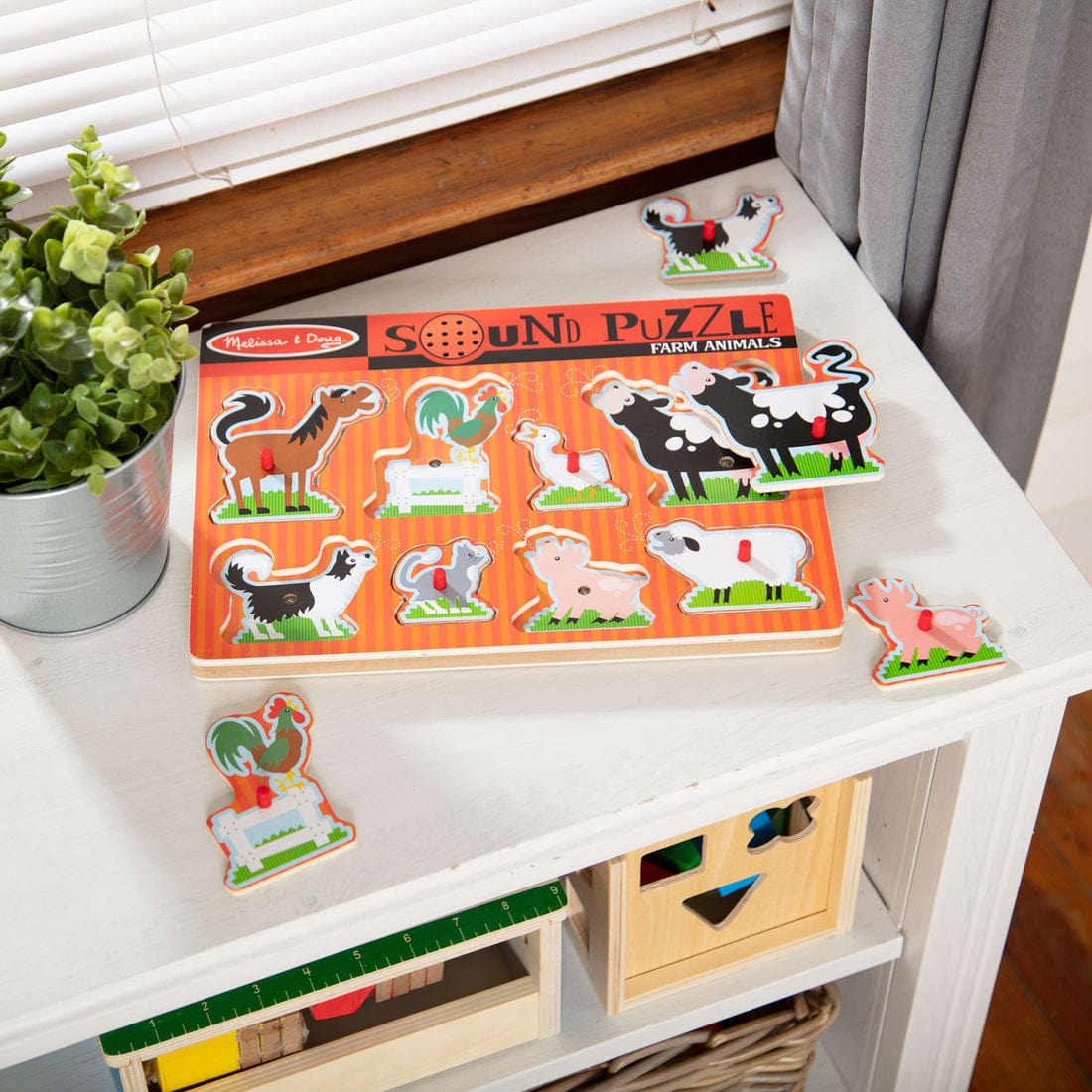 Melissa & Doug Melissa & Doug Farm Animals Sound Puzzle - Little Miss Muffin Children & Home
