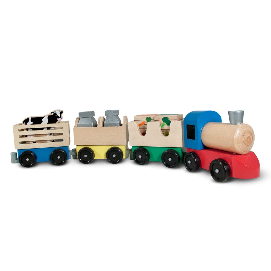 Melissa & Doug Melissa & Doug Wooden Farm Train Toy Set - Little Miss Muffin Children & Home