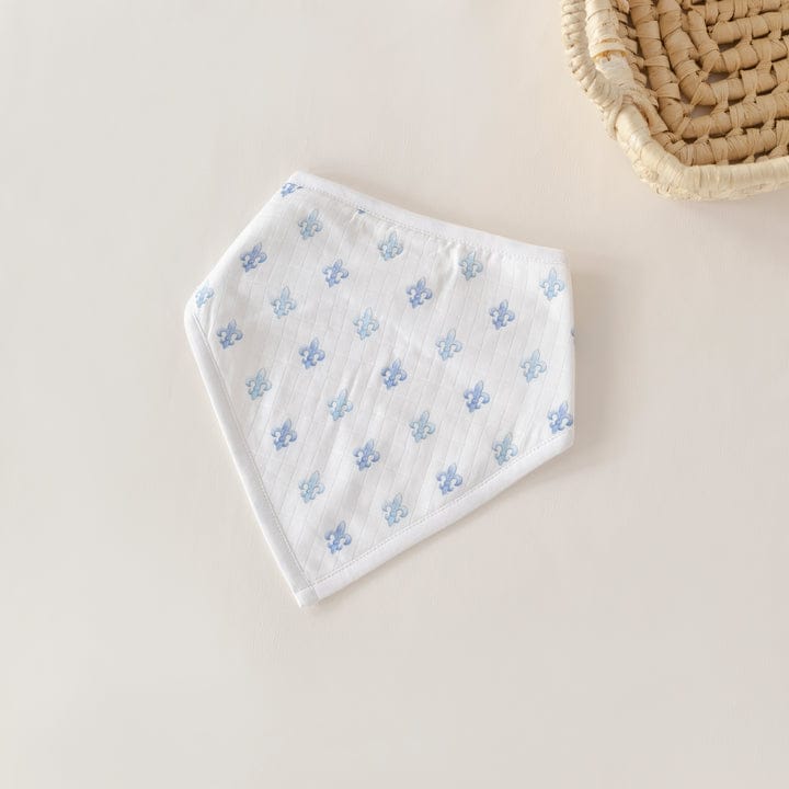 Fleur De Blue Organic Muslin Bib