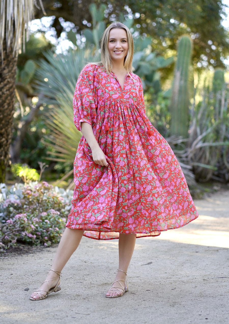 Floral Print Mylah Midi Dress