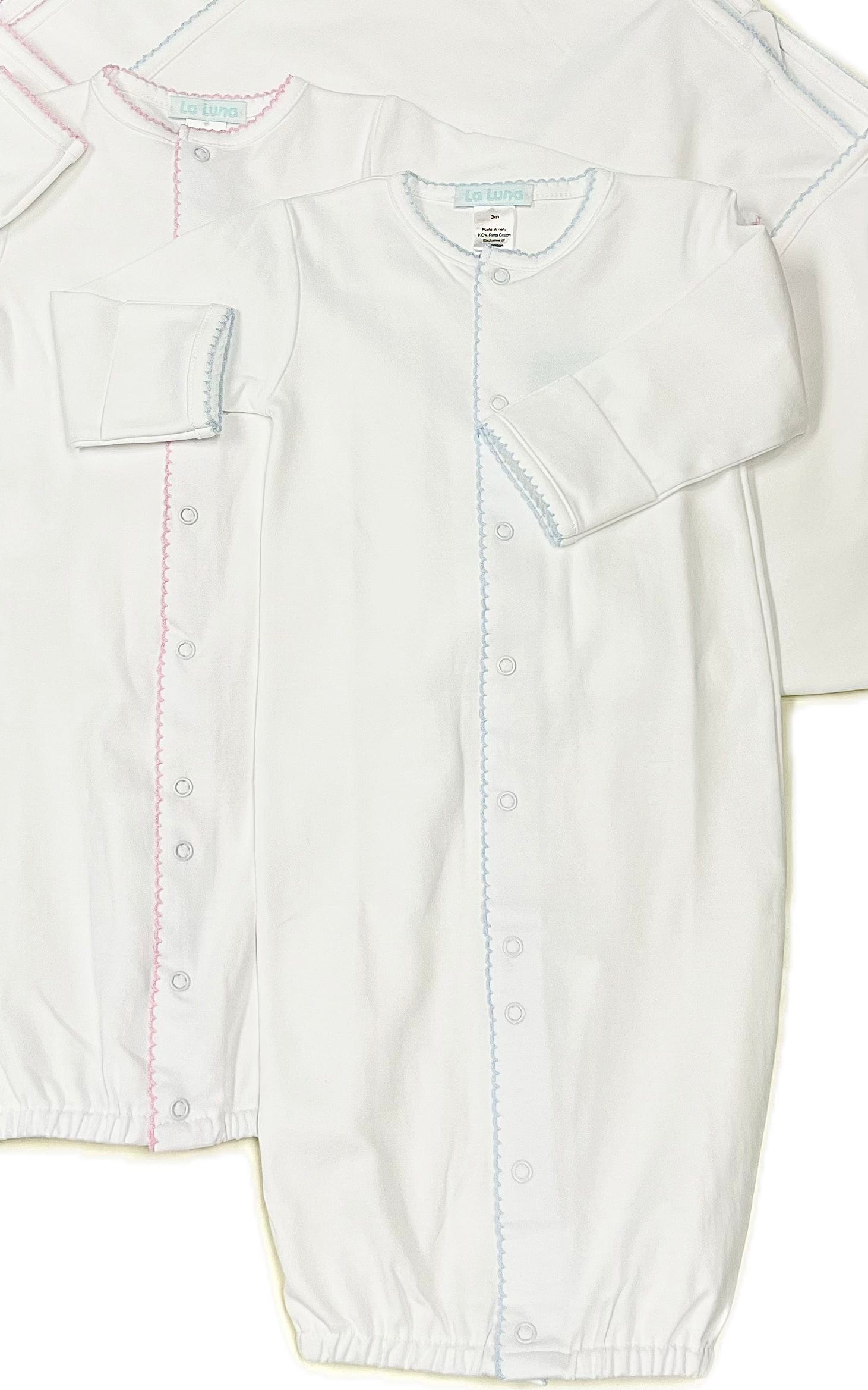 Lulu Bebe Lulu Bebe Pima Converter White/Blue - Little Miss Muffin Children & Home