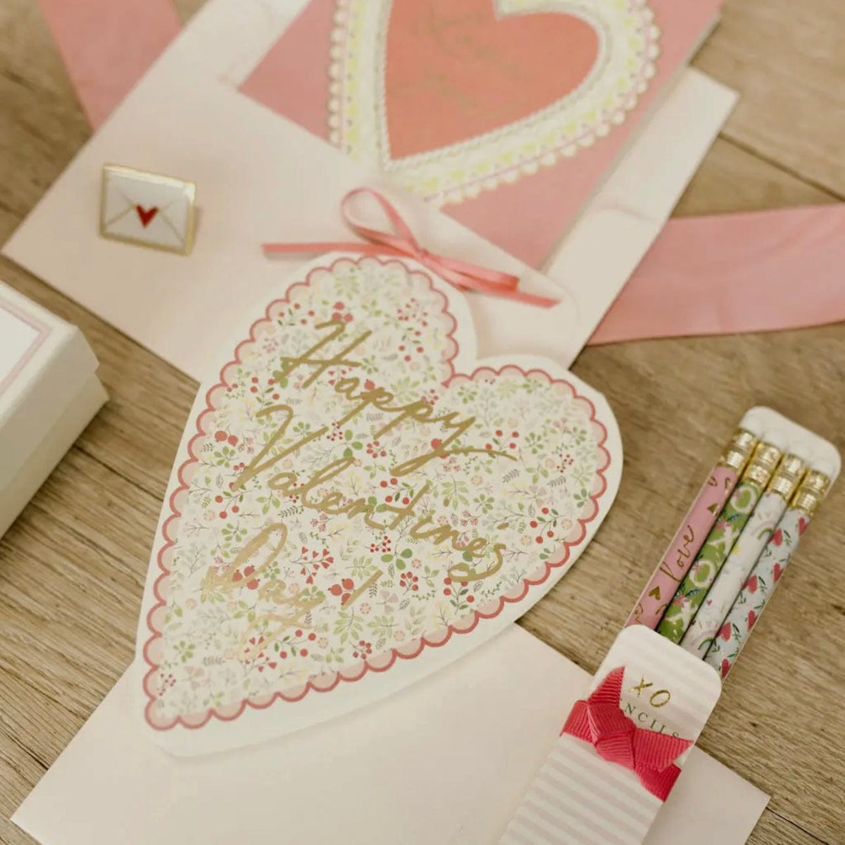 Karen Adams Designs Karen Adams Designs Valentine's Day Heart Greeting Card - Little Miss Muffin Children & Home