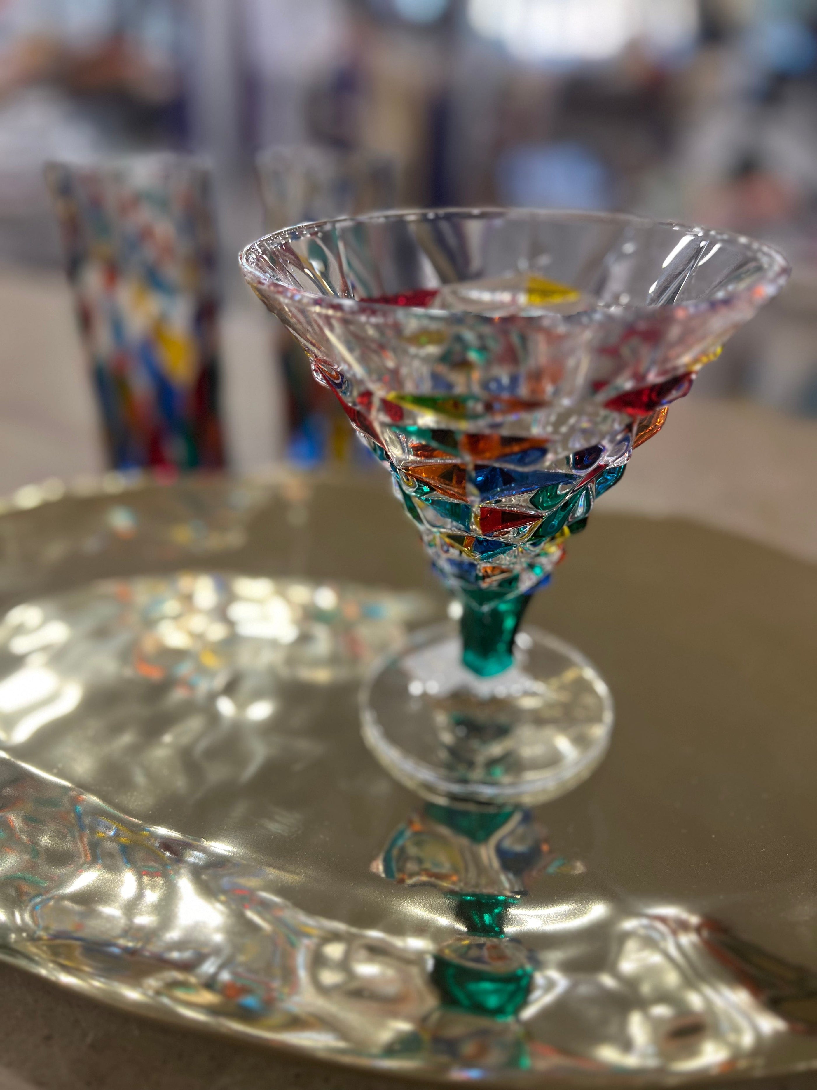 Gage Gage Glacier Compote Martini Glass - Little Miss Muffin Children & Home