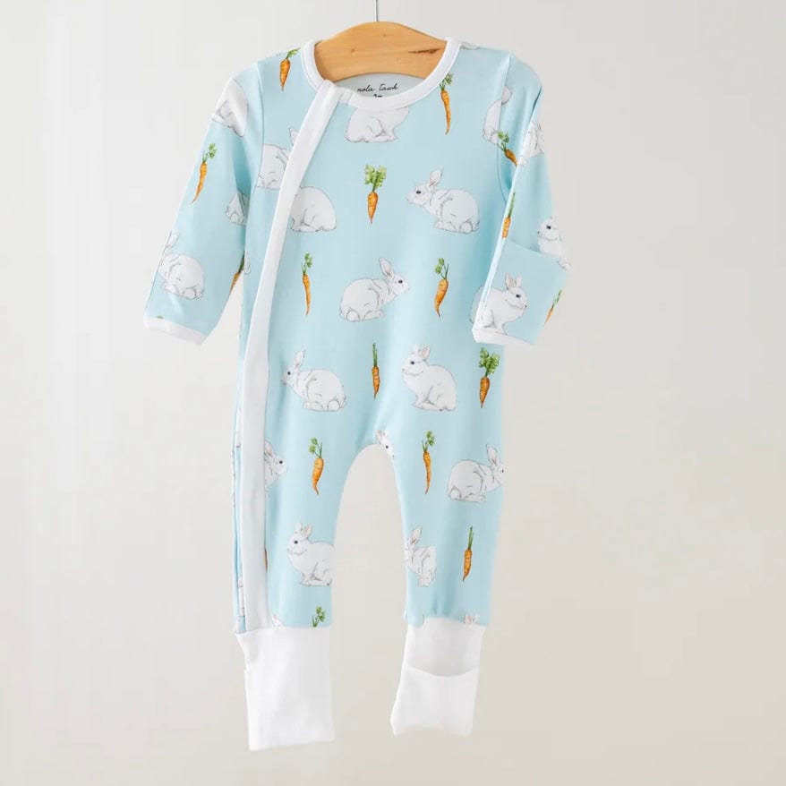 Nola Tawk Nola Tawk Bunny Hop Organic Cotton Pajama Set - Little Miss Muffin Children & Home
