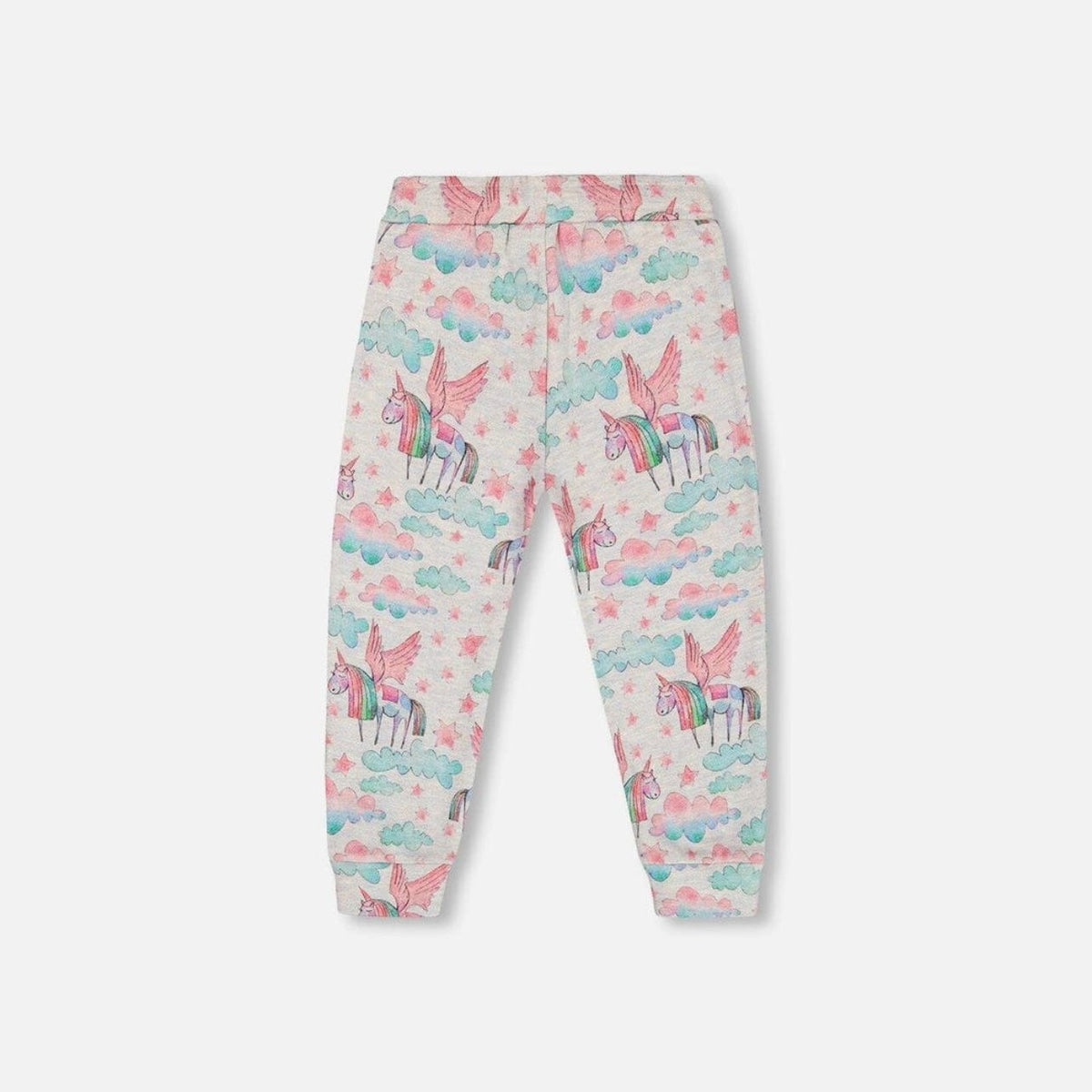Deux Par Deux Deux Par Deux French Terry Jogger with Angels and Unicorns - Little Miss Muffin Children & Home