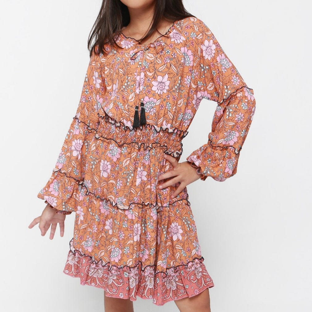 Joyous and Free Joyous and Free Juliette Dress in Harvest Moon - Little Miss Muffin Children & Home