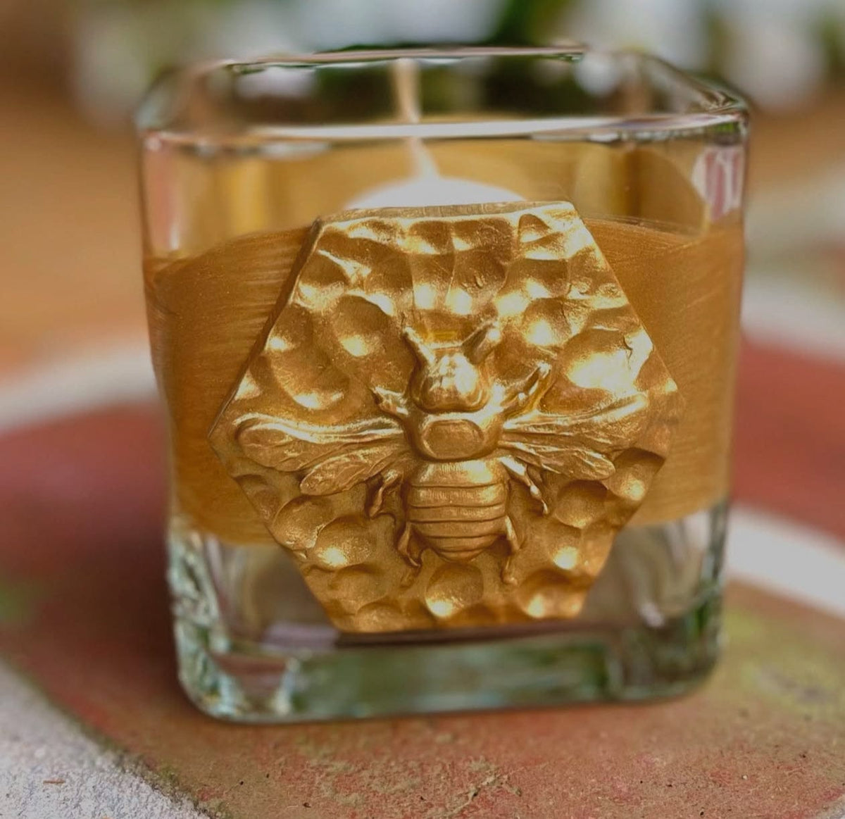 Carol Cassisa Carol Cassisa Abeille Bee Large Votive Candle - Little Miss Muffin Children & Home
