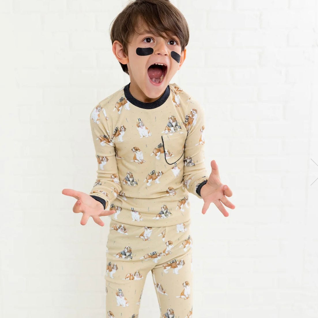 Nola Tawk Nola Tawk Saints Louisiana's MVP Organic Cotton Pajama Set - Little Miss Muffin Children & Home