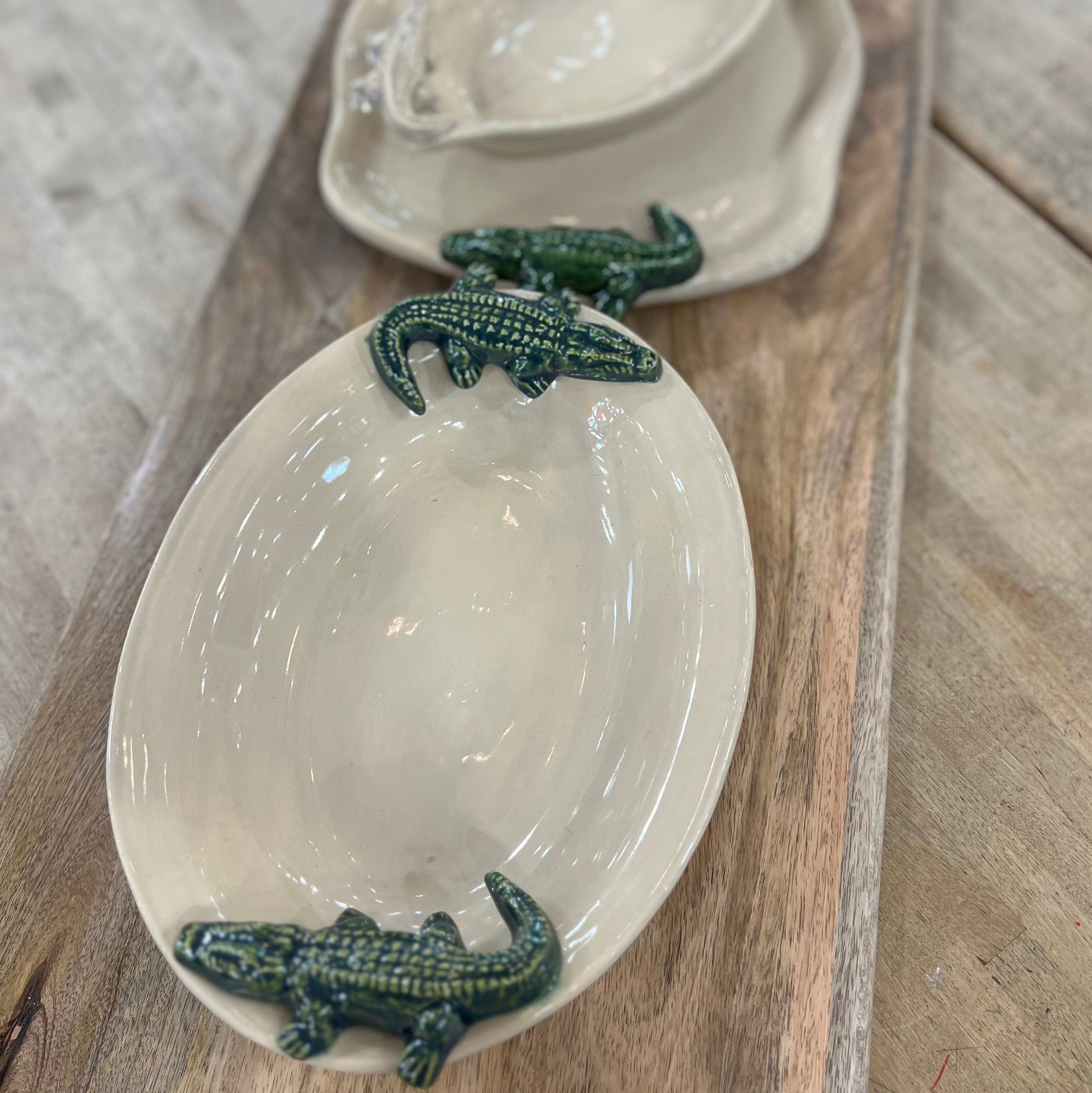 Slip Into Clay Slip Into Clay Alligator Bowl - Little Miss Muffin Children & Home