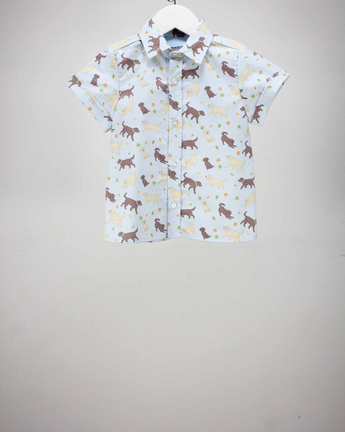 button up short sleeve puppy oxford