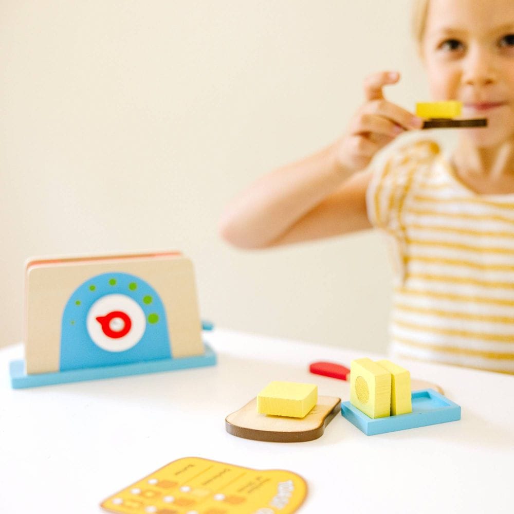 Melissa & Doug Bread & Butter Toaster Set - Little Miss Muffin Children & Home