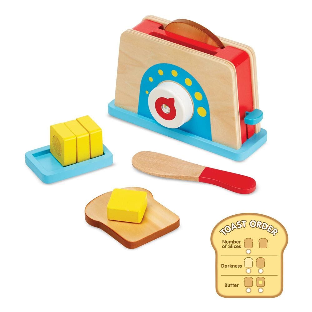 Melissa & Doug Bread & Butter Toaster Set - Little Miss Muffin Children & Home