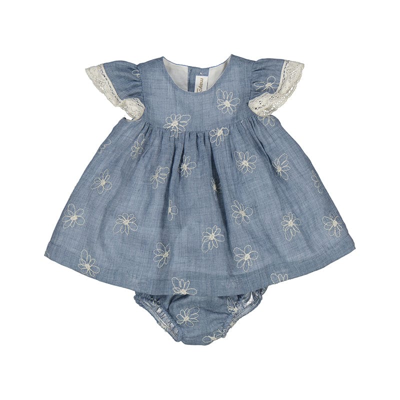 Mayoral Usa Inc Mayoral Embroidered Dress with Bloomers - Little Miss Muffin Children & Home