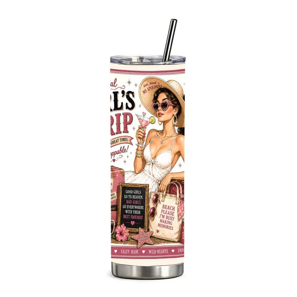 Girl's Trip 20oz Straight Tumbler
