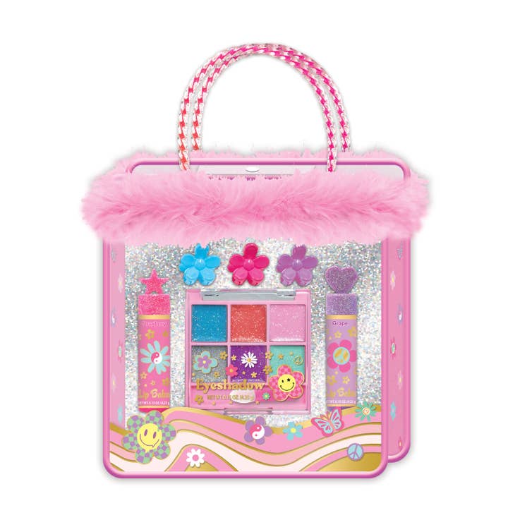 Groovy Flower Fancy Beauty Bag