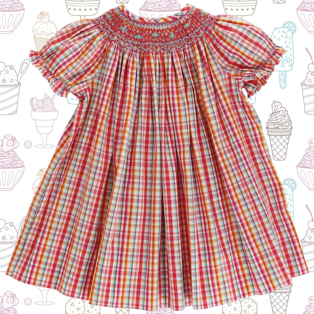 Bailey Boys Sorbet Plaid Bishop Dress - Little Miss Muffin Children & Home