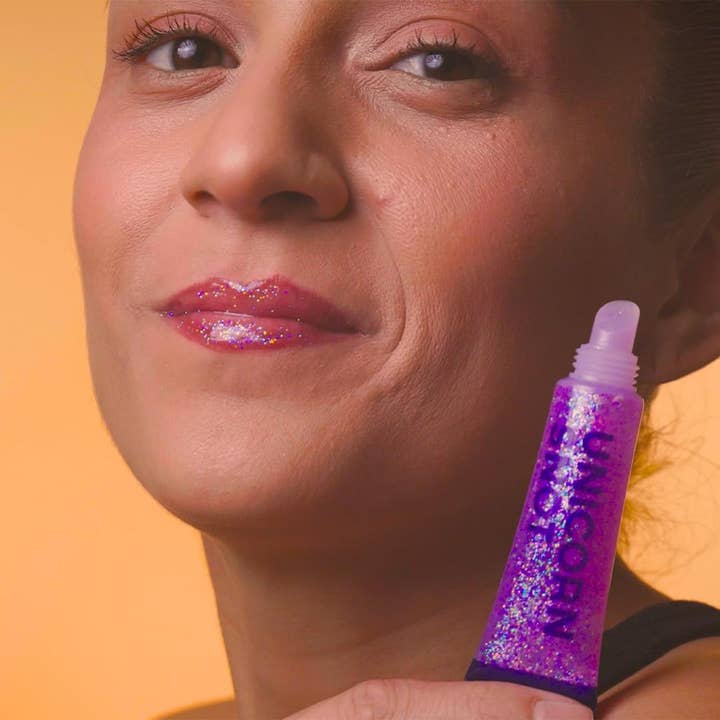 Holographic Orchid Glitter Boss Lip Gloss