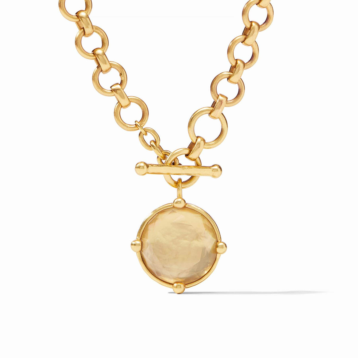 Julie Vos Julie Vos Honeybee Demi Necklace with Iridescent Champagne Stones - Little Miss Muffin Children & Home