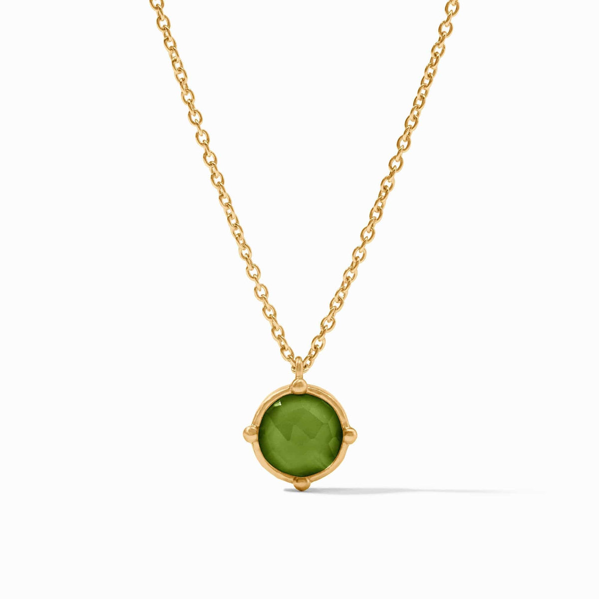Julie Vos Honeybee Solitaire Necklace with Iridescent Palmetto Green - Little Miss Muffin Children & Home