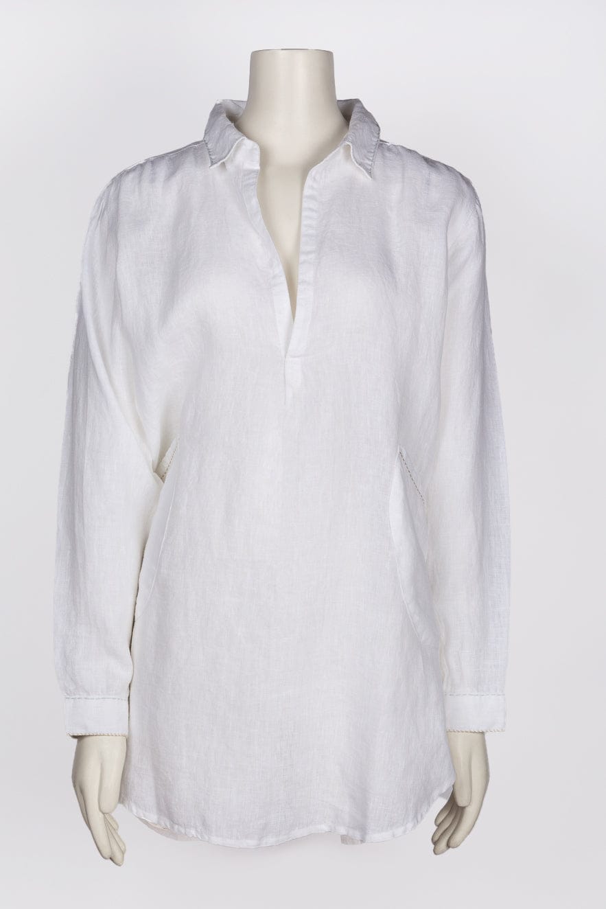 Dolma Jovie Linen Tunic with Embroidered Details - Little Miss Muffin Children & Home