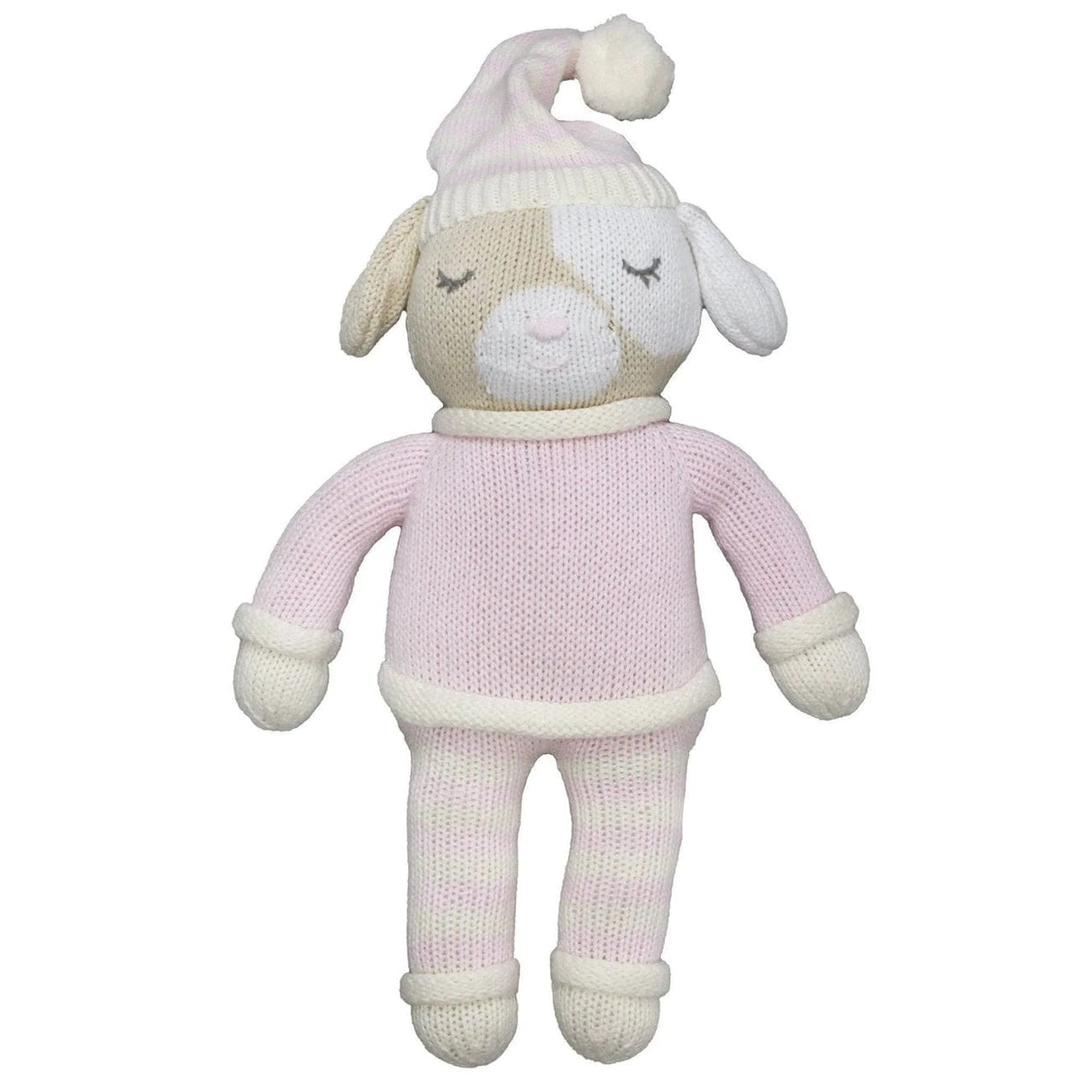 Petit Ami & Zubels Petit Ami & Zubels Puddin the Pj Puppy Knit Doll - Little Miss Muffin Children & Home
