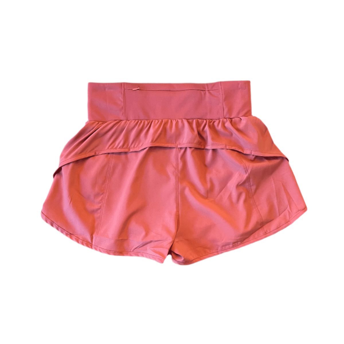 Sunshine Women's Athletic Shorts with Zip Pocket in LIght Rust - Little Miss Muffin Children & Home