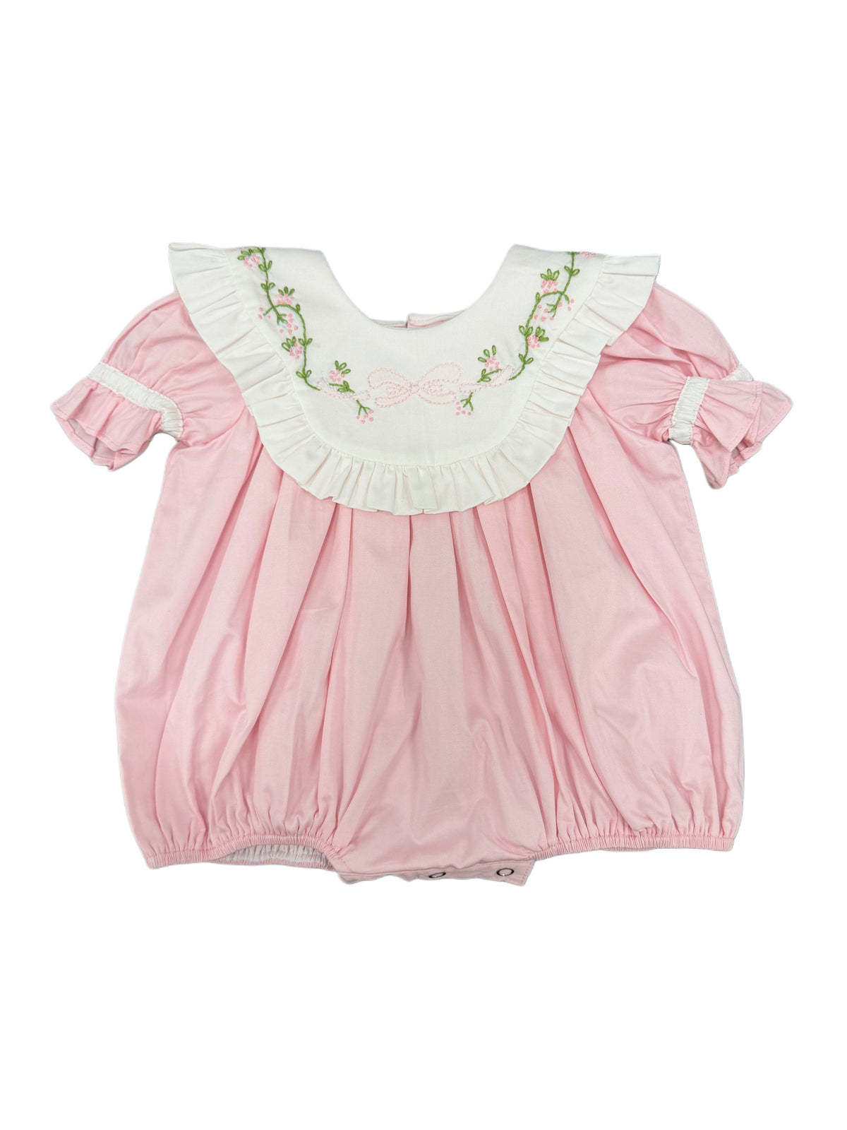 Lulu Bebe Bea Bib Collar Embroidered Bubble - Little Miss Muffin Children & Home