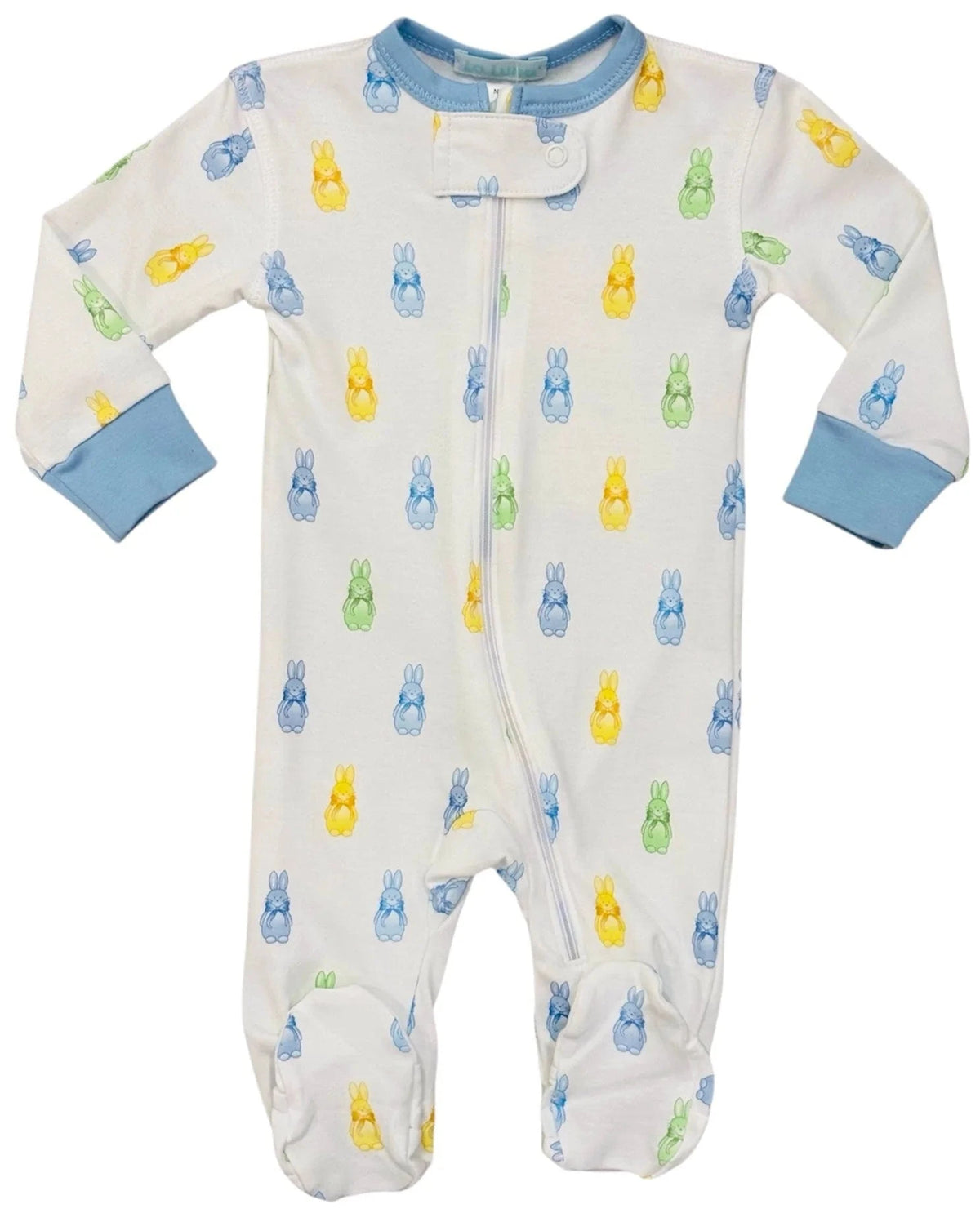 Lulu Bebe Lulu Bebe Bunny Pima Footies for Boy - Little Miss Muffin Children & Home