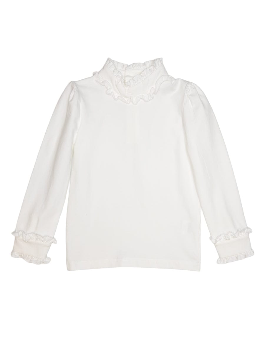 Mary Long Sleeve Ruffle Collar Top