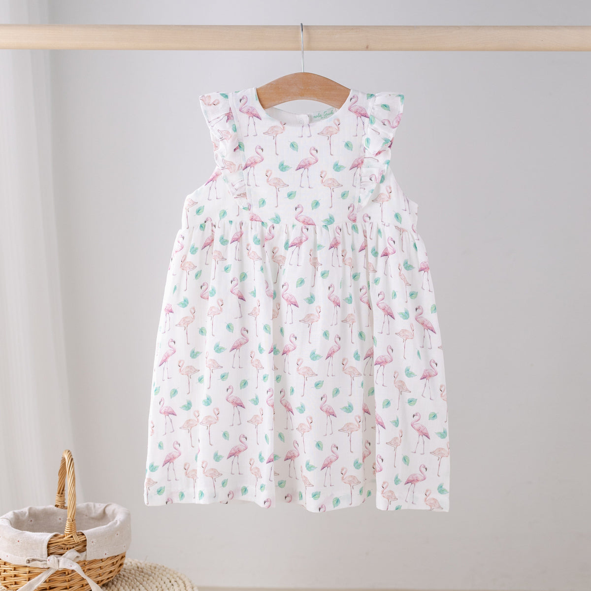 Nola Tawk Pink Paradise Organic Muslin Dress - Little Miss Muffin Children & Home