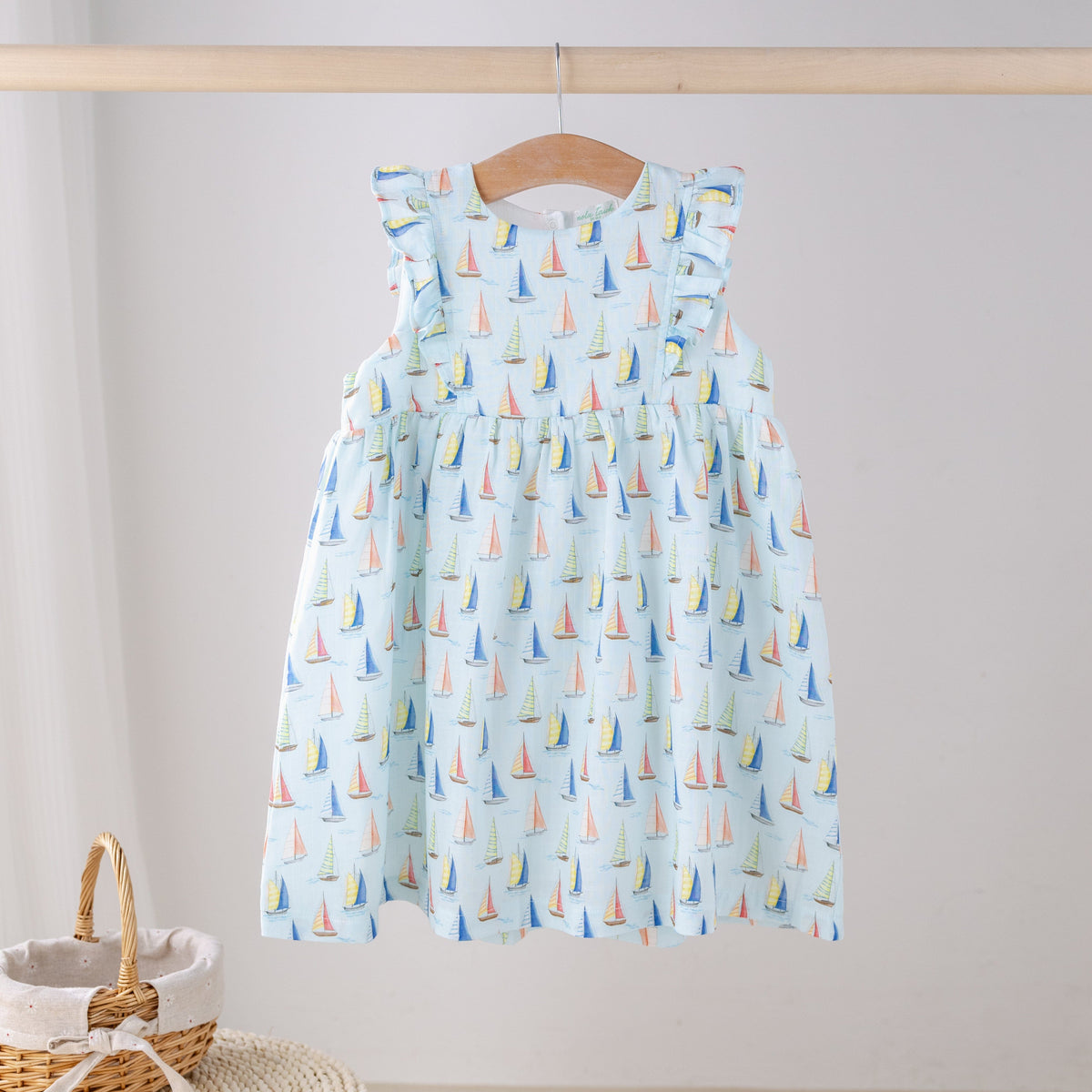 Nola Tawk Sea You Soon Organic Muslin Dress - Little Miss Muffin Children & Home