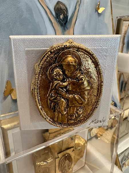 Dana Manly Art St Anthony 4x4 - Little Miss Muffin Children & Home