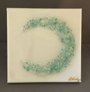 Laurie Kelly Art Studio Crescent Moon Art 8x8 - Little Miss Muffin Children & Home