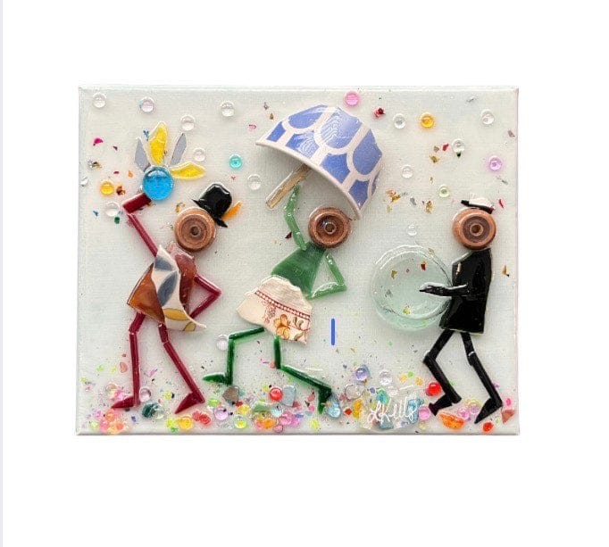 Laurie Kelly Art Studio Second Line/Jazz Band Art 8x10 - Little Miss Muffin Children & Home