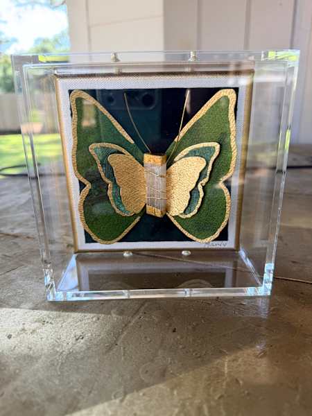 Dana Manly Art Butterfly in Shadowbox 6x6 - Little Miss Muffin Children & Home